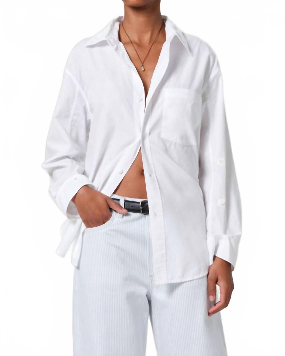 Citizens of Humanity Рубашка Кайла, цвет оптически белый
Citizens of Humanity Рубашка Кайла, цвет оптически белый