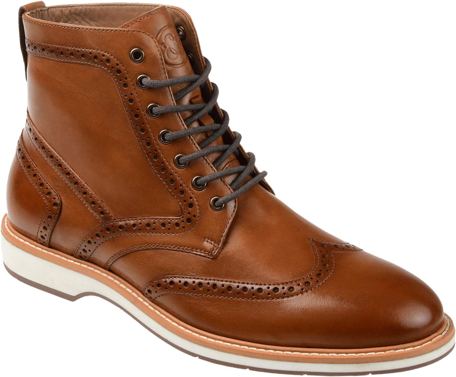 Ботинки Thomas & Vine Enzzo Wing Tip Boot, цвет Cognac 
Ботинки Thomas & Vine Enzzo Wing Tip Boot, цвет Cognac