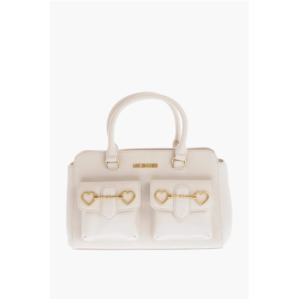 Сумка-тоут LOVE из искусственной кожи с двумя карманами и зажимом Moschino, Beige
Сумка-тоут LOVE из искусственной кожи с двумя карманами и зажимом Moschino, Beige