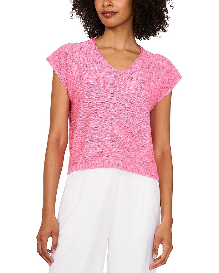 Топ с пайетками VINCE CAMUTO, розовый
Топ с пайетками VINCE CAMUTO, розовый