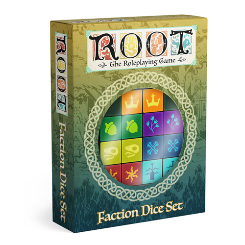 Игровые кубики Root: The Roleplaying Game – Faction Dice Set
Игровые кубики Root: The Roleplaying Game – Faction Dice Set