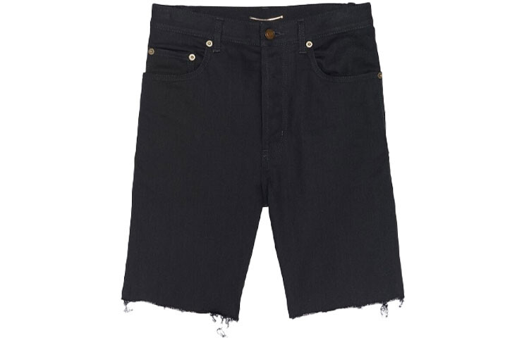 Шорты джинсовые Saint Laurent мужские, черный 
Шорты джинсовые Saint Laurent мужские, черный