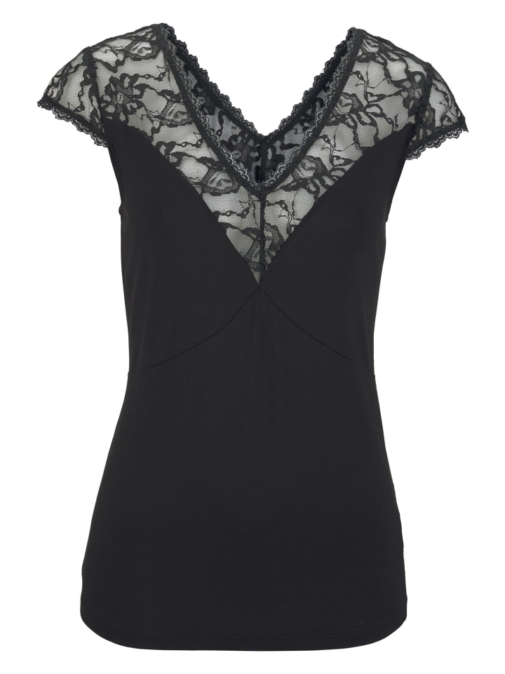 Кружевная рубашка черного цвета Melrose
Кружевная рубашка черного цвета Melrose