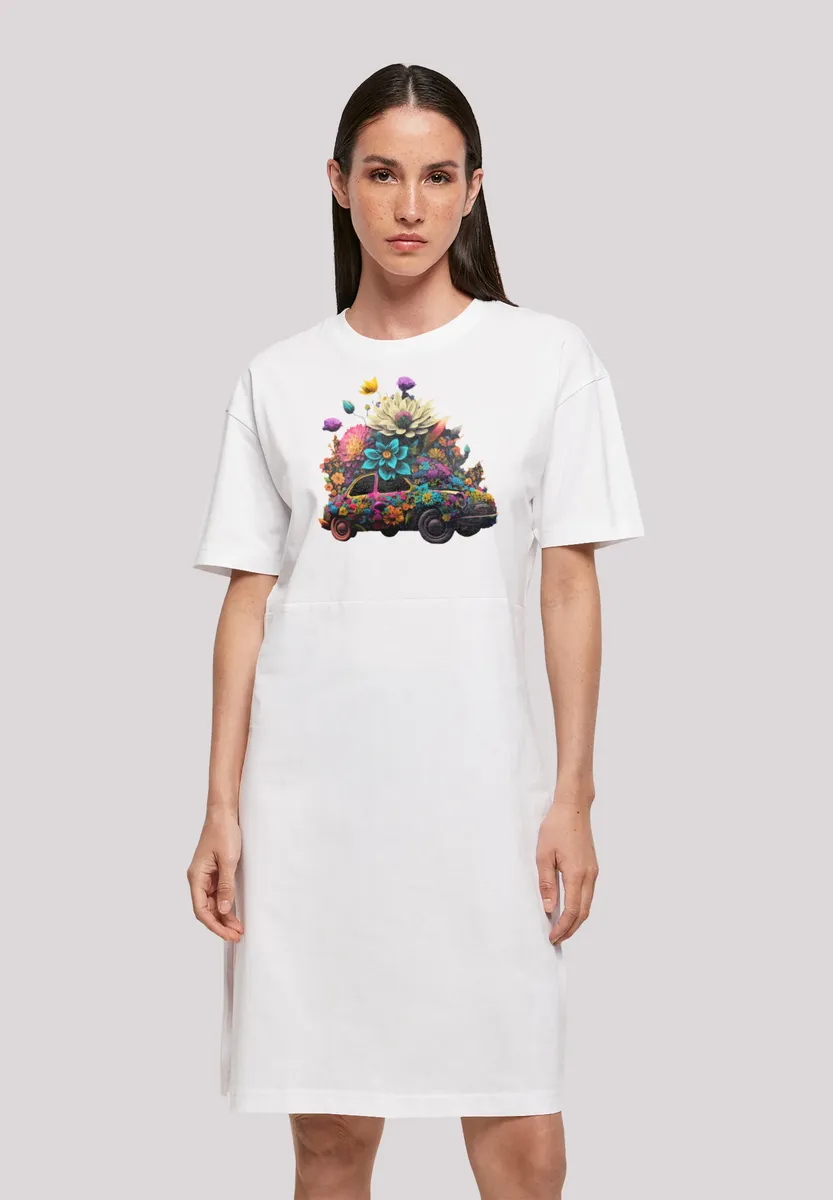 F4NT4STIC Платье-рубашка "Flowers Car", принт, белый
F4NT4STIC Платье-рубашка "Flowers Car", принт, белый