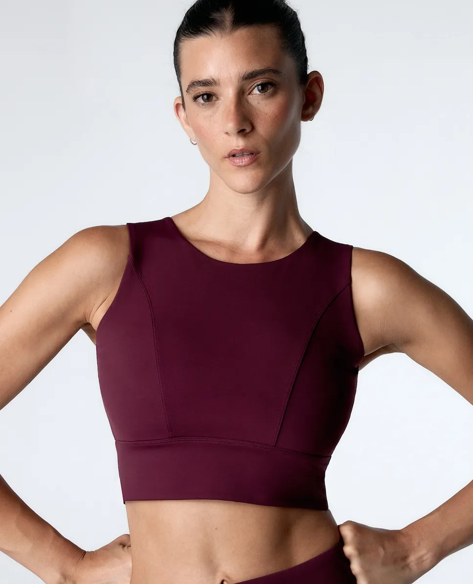 Спортивный бюстгальтер с высокой поддержкой и спиной в виде «пловца» Black Limba, фиолетовый
Спортивный бюстгальтер с высокой поддержкой и спиной в виде «пловца» Black Limba, фиолетовый