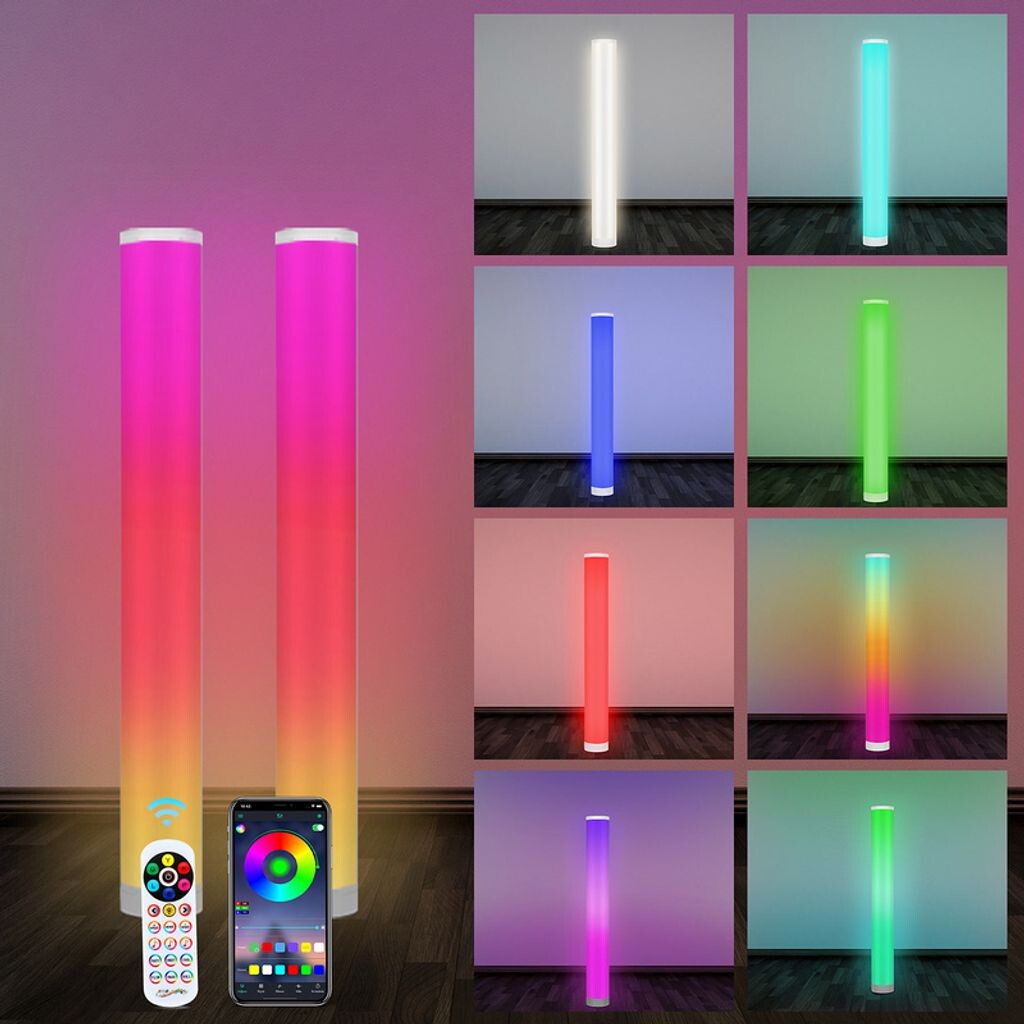 Lospitch 2x 6W светодиодный торшер с дистанционным управлением RGB цветной угловой светильник торшер с изменением цвета, мультиколор
Lospitch 2x 6W светодиодный торшер с дистанционным управлением RGB цветной угловой светильник торшер с изменением цвета, мультиколор