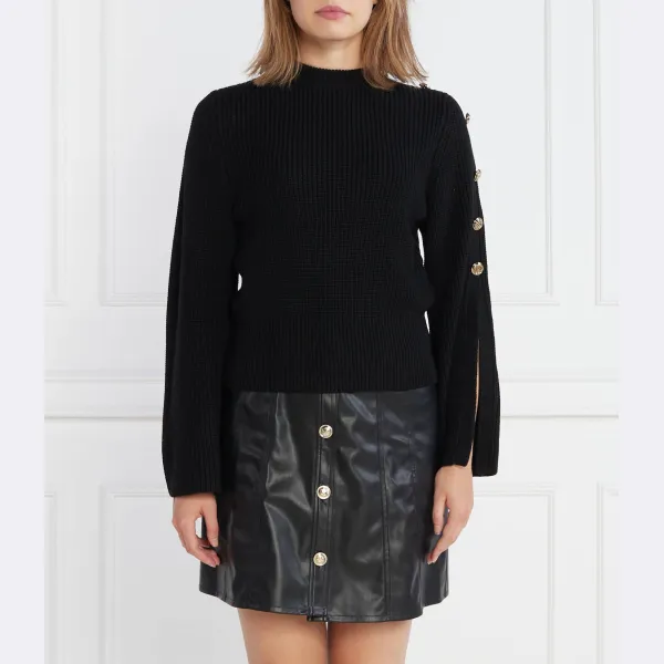 Свитер обычного кроя с добавлением шерсти Liu Jo, черный
Свитер обычного кроя с добавлением шерсти Liu Jo, черный