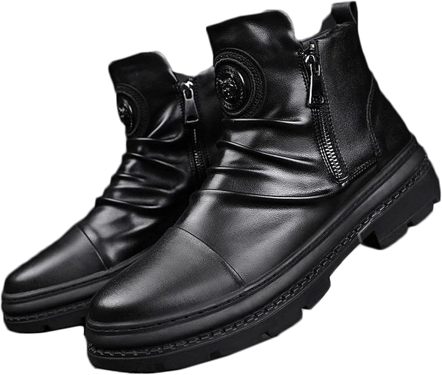 Мужские осенне-зимние ботинки Yiozoi для улицы с боковой молнией, легкие, износостойкие, высокие, для активного отдыха, теплые, мотоциклетные, черный
Мужские осенне-зимние ботинки Yiozoi для улицы с боковой молнией, легкие, износостойкие, высокие, для активного отдыха, теплые, мотоциклетные, черный