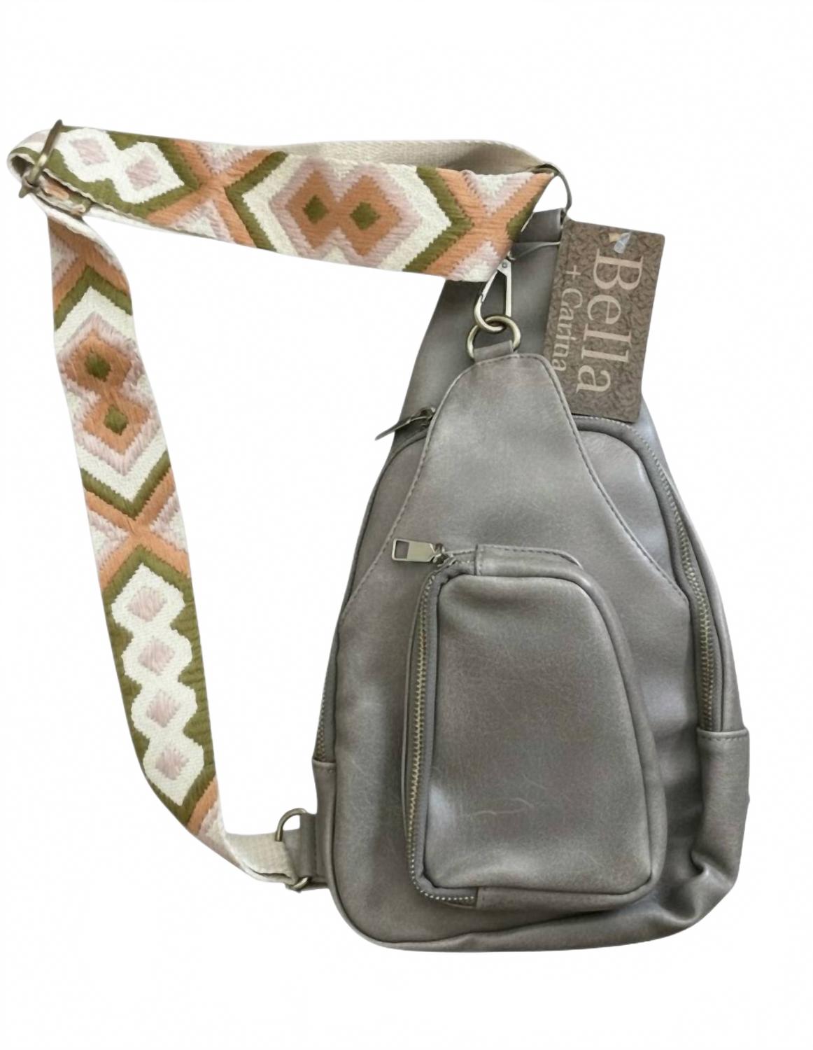 Bella + Carina Женская регулируемая сумка через плечо с ремешком Atzec, серого цвета
Bella + Carina Женская регулируемая сумка через плечо с ремешком Atzec, серого цвета