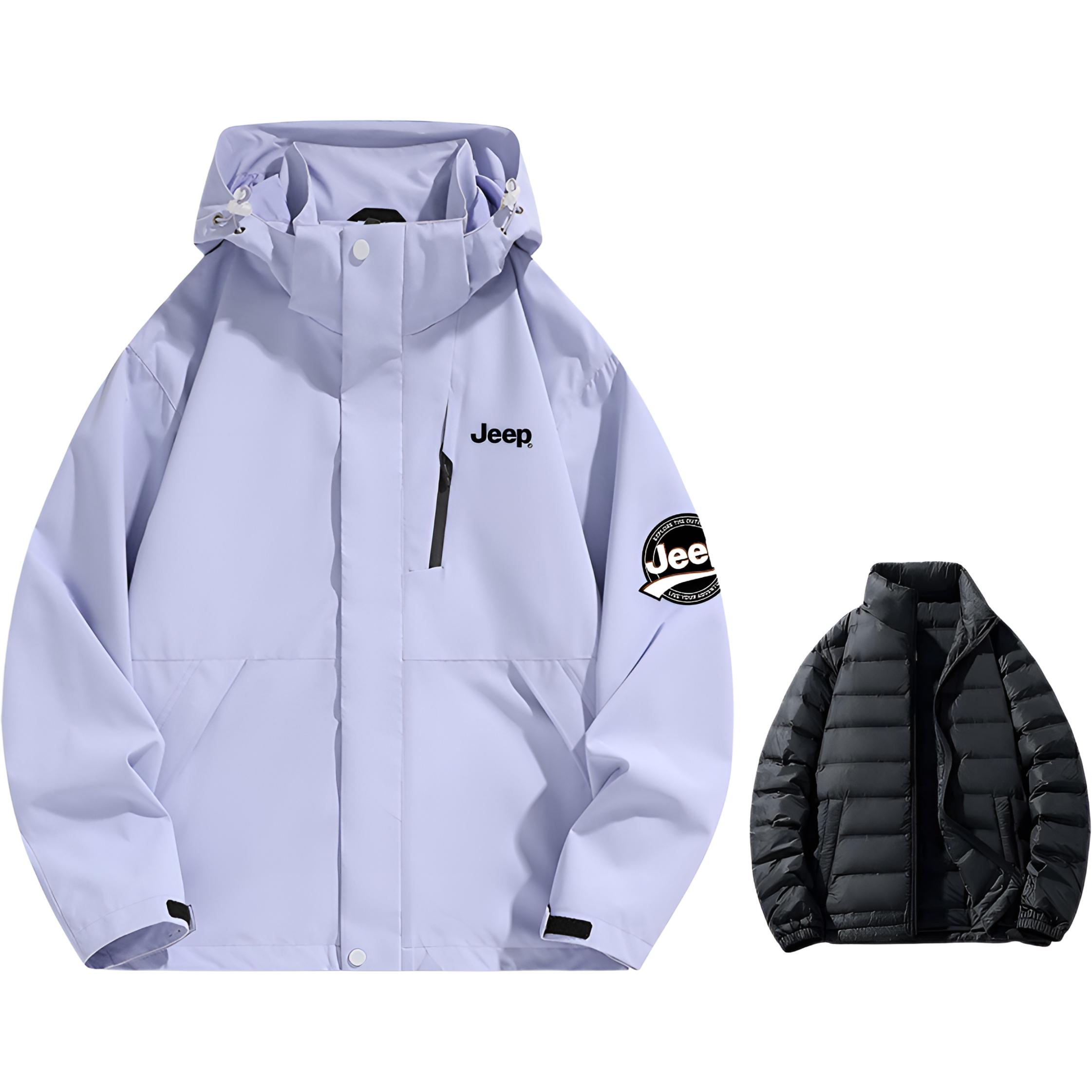 Jeep Куртка Unisex, Blue Purple Color (Includes Down Liner)
Jeep Куртка Unisex, Blue Purple Color (Includes Down Liner)