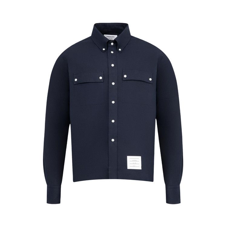 Рубашка Thom Browne Long-Sleeve BD Utility Shirt with Self Armband 'Navy'
Рубашка Thom Browne Long-Sleeve BD Utility Shirt with Self Armband 'Navy'