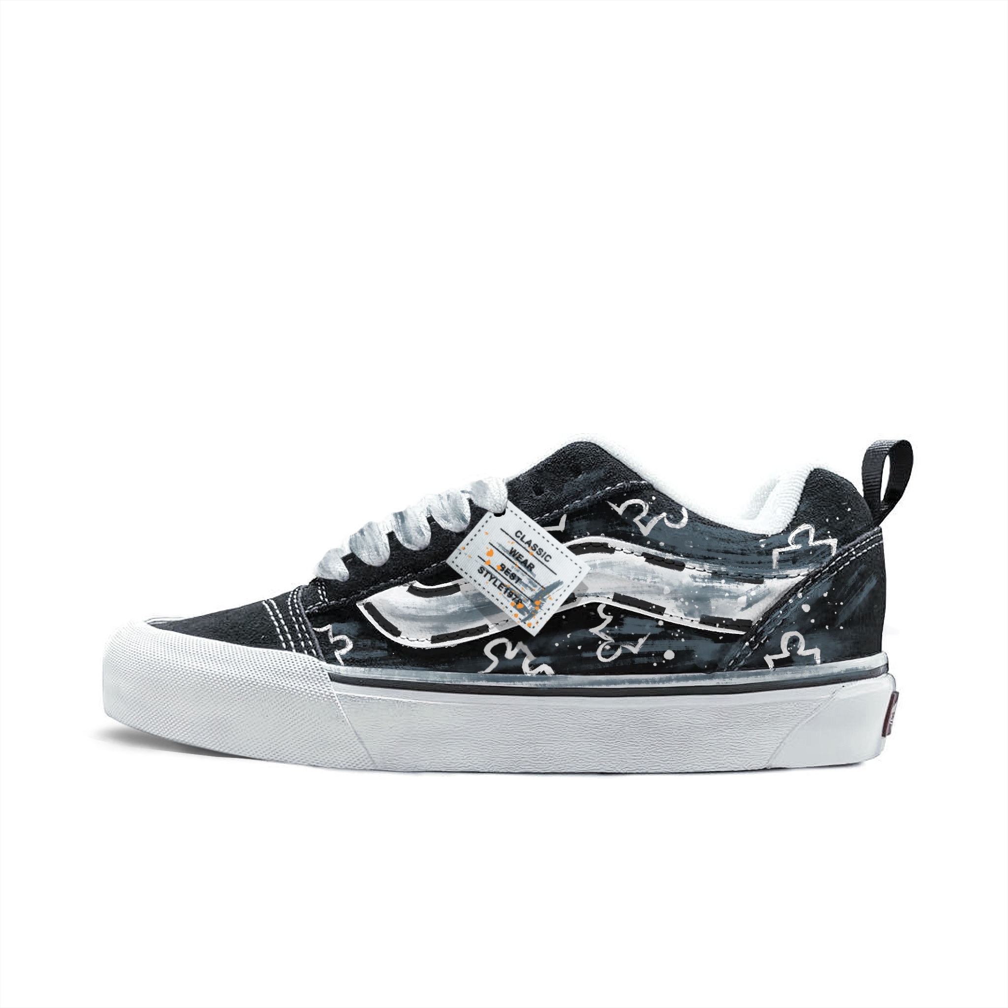 Vans Knu Skool Abrasion Resistant Low top Skateboard Shoes Unisex Black
Vans Knu Skool Abrasion Resistant Low top Skateboard Shoes Unisex Black