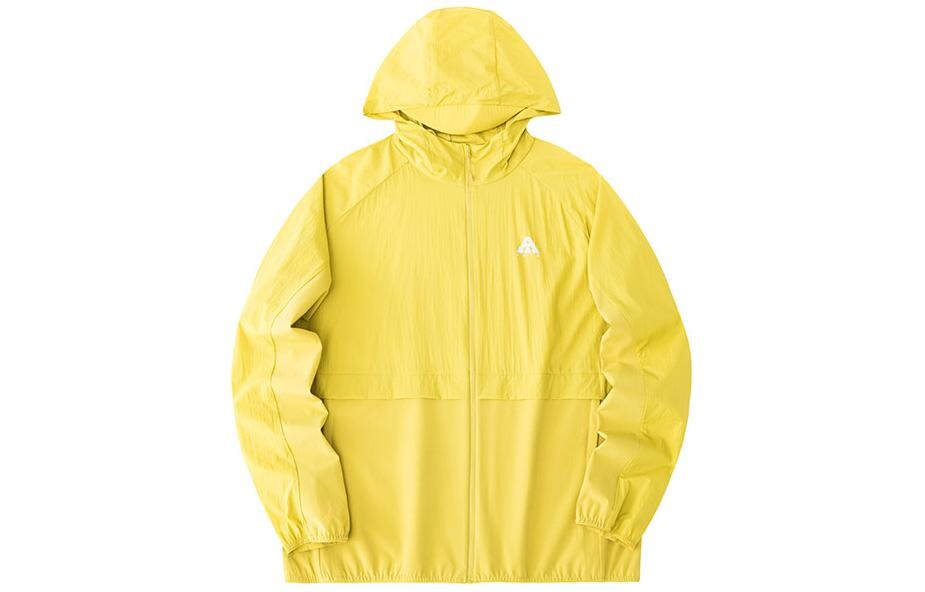 Разнообразие Тренировочная коллекция Солнцезащитная одежда Унисекс Коричнево-желтый Anta, желтый