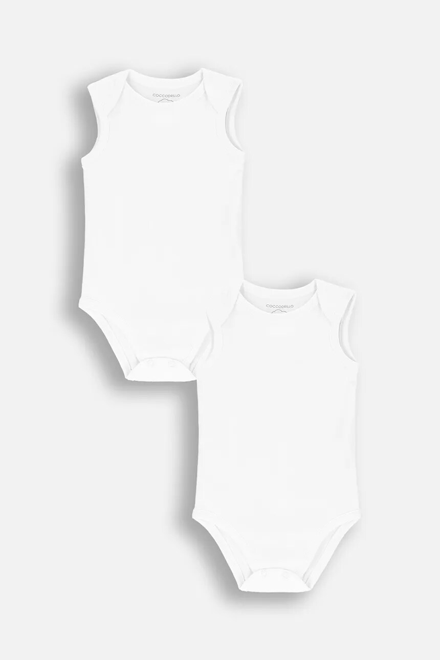 Хлопковое боди для малышей, комплект из 2 шт. Coccodrillo, белый
Хлопковое боди для малышей, комплект из 2 шт. Coccodrillo, белый