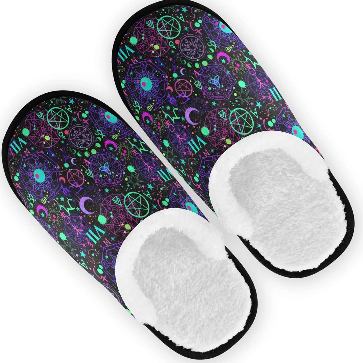 Тапочки для женщин и мужчин, домашние тапочки с мемори-пенной стелькой, нескользящие для улицы и дома, зимние тапочки для спальни Glaphy, Sun and Moon
Тапочки для женщин и мужчин, домашние тапочки с мемори-пенной стелькой, нескользящие для улицы и дома, зимние тапочки для спальни Glaphy, Sun and Moon