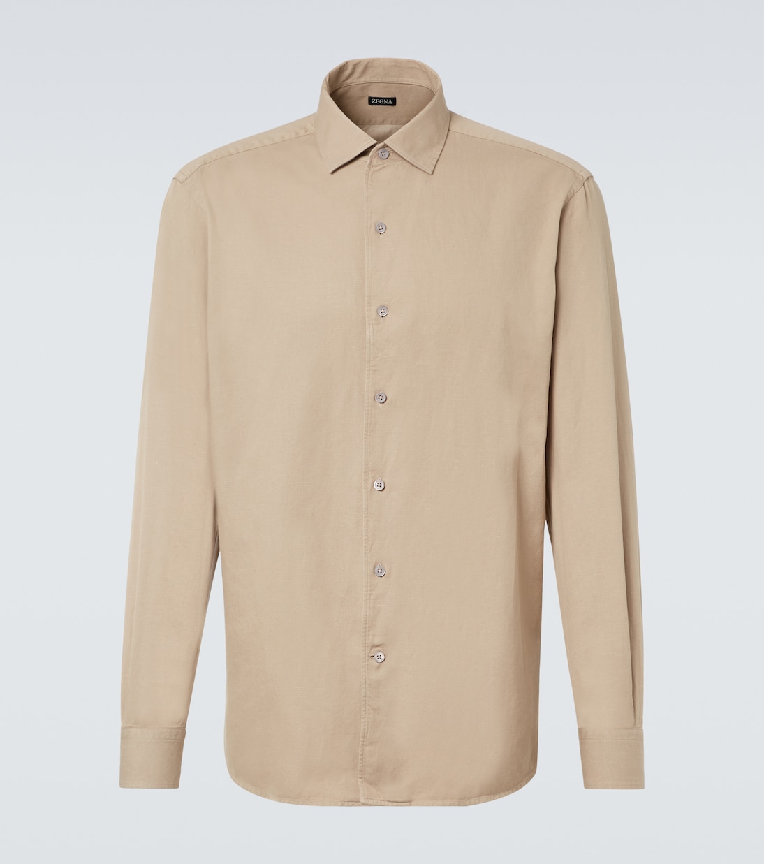 Хлопковая и шерстяная джинсовая рубашка Zegna, Light taupe
Хлопковая и шерстяная джинсовая рубашка Zegna, Light taupe