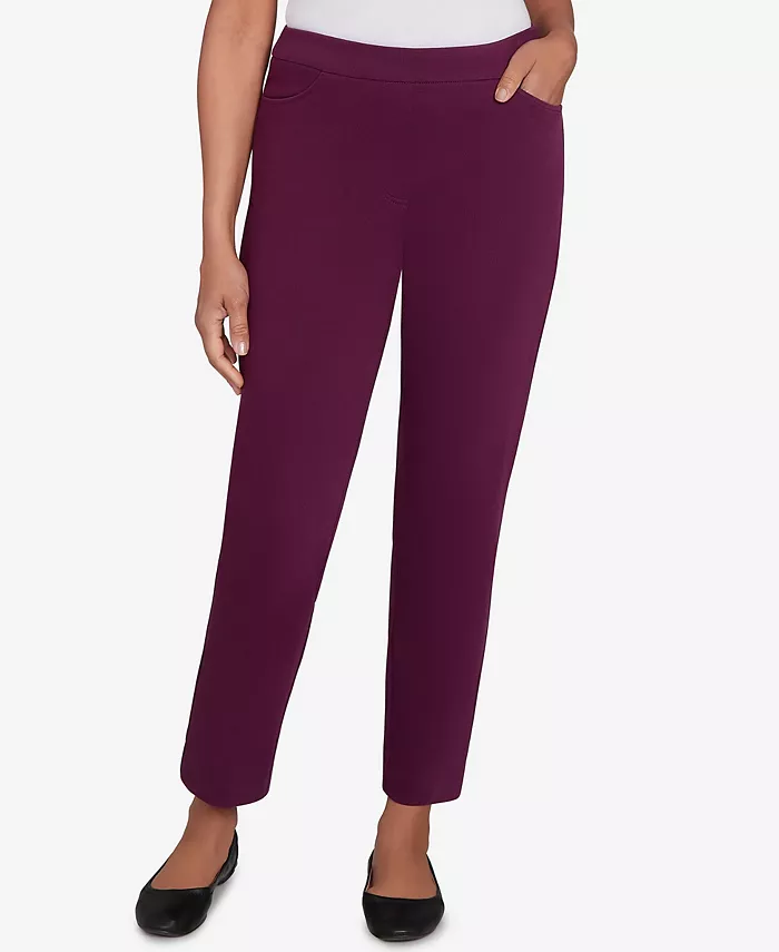 Женские облегающие брюки Urban Legend из твила с короткими рукавами Alfred Dunner, фиолетовый
Женские облегающие брюки Urban Legend из твила с короткими рукавами Alfred Dunner, фиолетовый