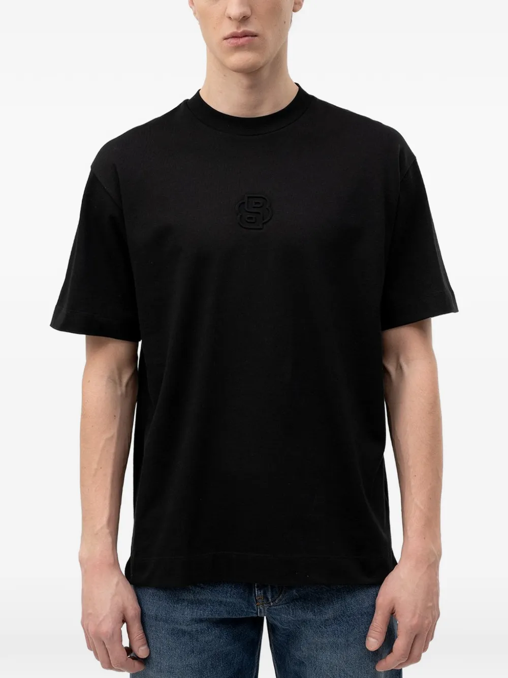 Футболка с тиснетым логотипом Boss, черный
Футболка с тиснетым логотипом Boss, черный