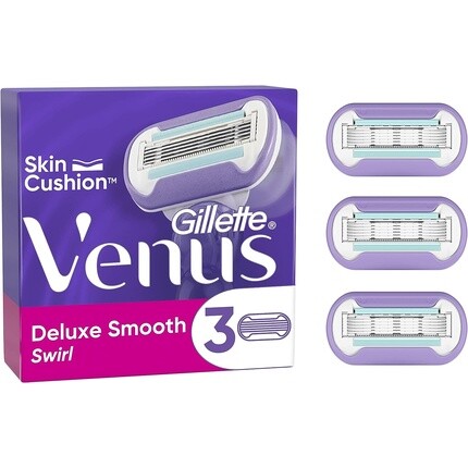 Лезвия для бритвы Venus Deluxe Smooth Swirl для женщин, 3 сменных лезвия для бритвы, смазывающая полоска с витамином Е, подушечка для кожи помогает защитить от раздражения после бритья — упаковка из 3 шт., Gillette
Лезвия для бритвы Venus Deluxe Smooth Swirl для женщин, 3 сменных лезвия для бритвы, смазывающая полоска с витамином Е, подушечка для кожи помогает защитить от раздражения после бритья — упаковка из 3 шт., Gillette