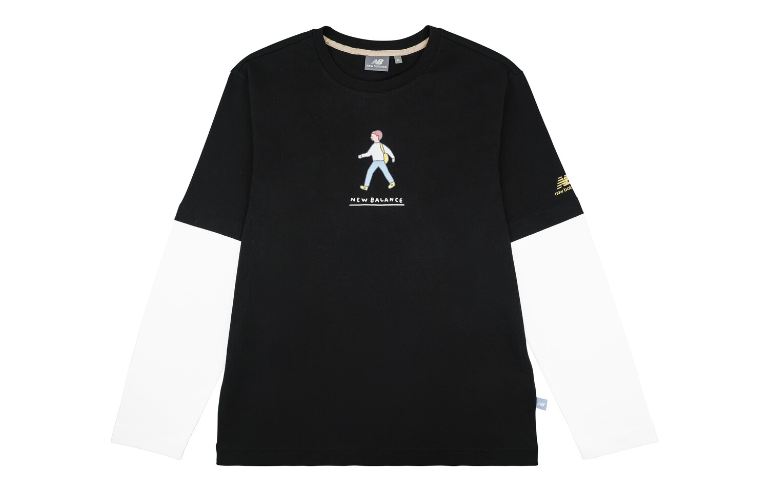 Футболка унисекс New Balance, Черный 
Футболка унисекс New Balance, Черный