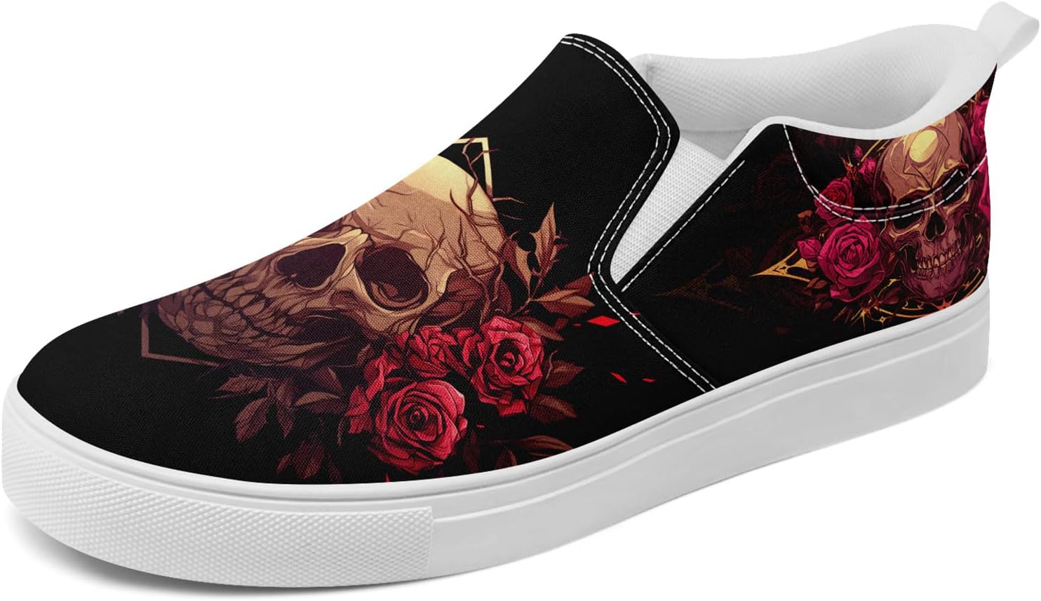Женские готические кеды с черепом coolcustomize, слипоны, эластичный текстиль, повседневные лоферы, рок и панк, низкие кеды для ходьбы, мужские, золотой
Женские готические кеды с черепом coolcustomize, слипоны, эластичный текстиль, повседневные лоферы, рок и панк, низкие кеды для ходьбы, мужские, золотой