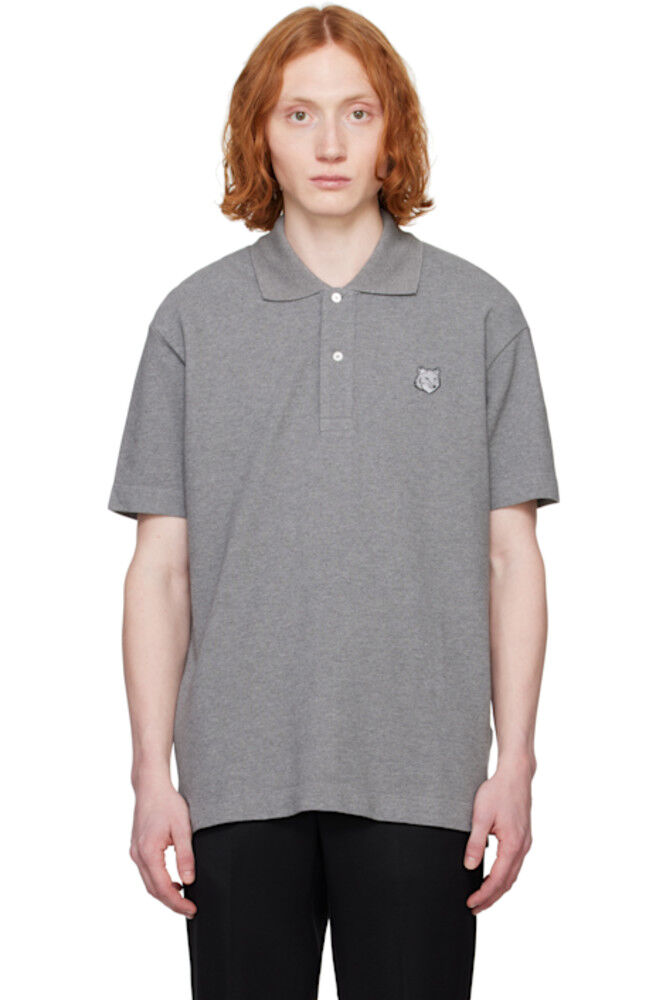 Поло Comfort с нашивкой в виде головы серой лисы Maison Kitsuné
Поло Comfort с нашивкой в виде головы серой лисы Maison Kitsuné