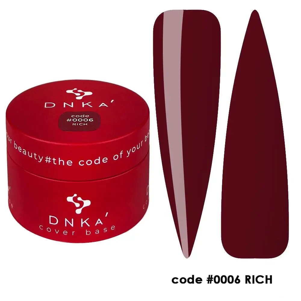 Цветная база DNKa Cover Base № 0006 Rich, 30 мл
Цветная база DNKa Cover Base № 0006 Rich, 30 мл