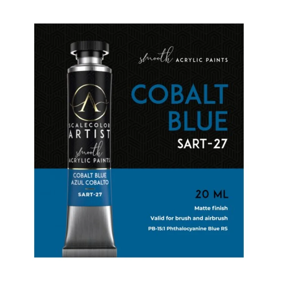 Кобальт синий, Scalecolor Artist Paints - Blues, Greens, and Purples 
Кобальт синий, Scalecolor Artist Paints - Blues, Greens, and Purples