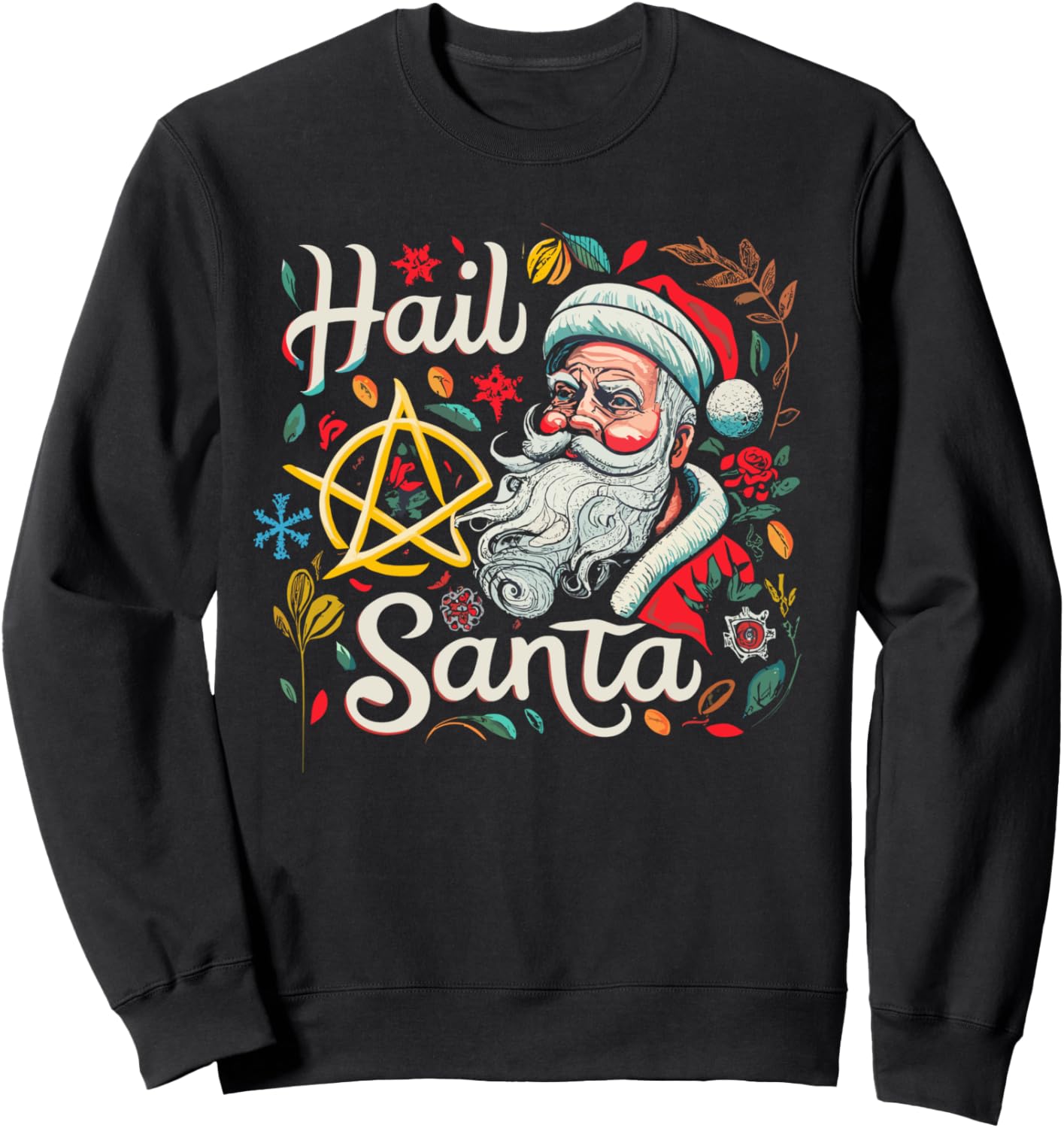 Готическая рождественская толстовка Hail Santa, черный
Готическая рождественская толстовка Hail Santa, черный