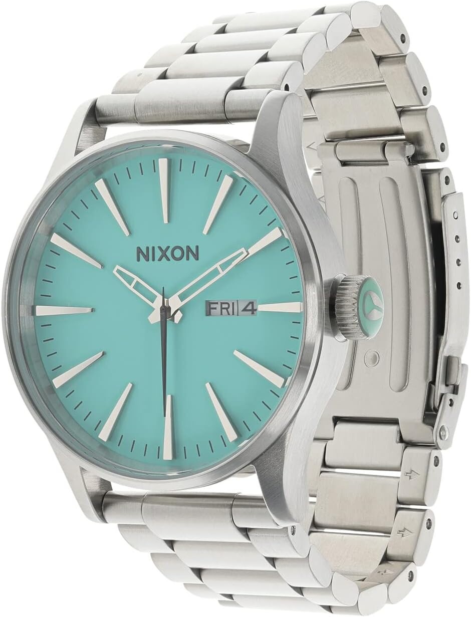 Часы Sentry SS Nixon, цвет Silver/Turquoise
Часы Sentry SS Nixon, цвет Silver/Turquoise