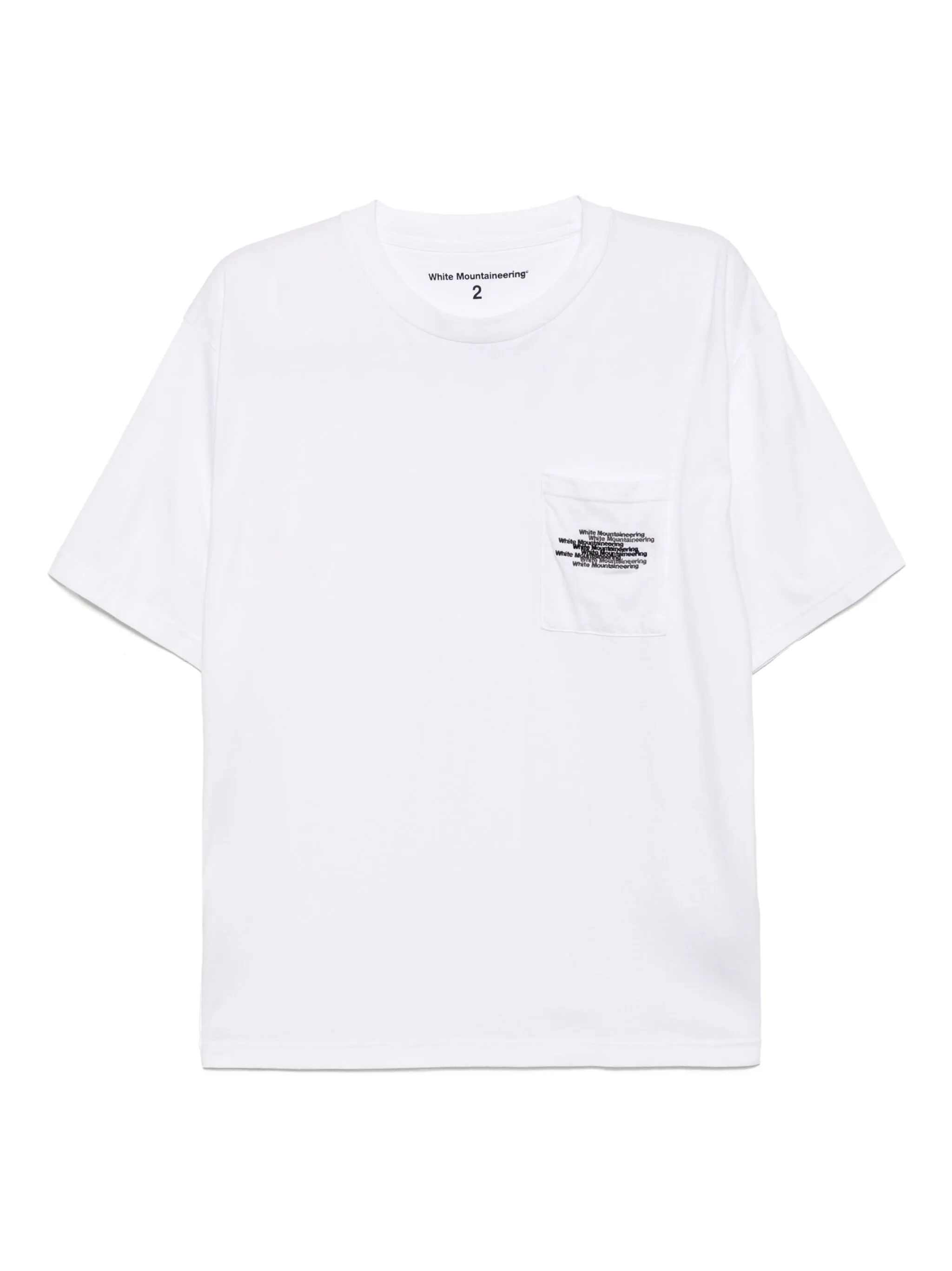 Футболка с карманом и логотипом White Mountaineering, белый
Футболка с карманом и логотипом White Mountaineering, белый