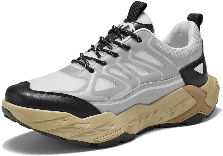 Мужские дышащие сетчатые туфли с круглым носком на шнуровке с толстой подошвой, легкие и нескользящие повседневные спортивные кроссовки, подходящие для ежедневной ходьбы, бега и активного отдыха на улице Igzbibg, белый
Мужские дышащие сетчатые туфли с круглым носком на шнуровке с толстой подошвой, легкие и нескользящие повседневные спортивные кроссовки, подходящие для ежедневной ходьбы, бега и активного отдыха на улице Igzbibg, белый