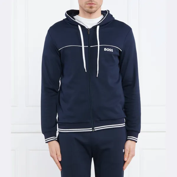 Толстовка с капюшоном стандартного кроя Boss, синий
Толстовка с капюшоном стандартного кроя Boss, синий