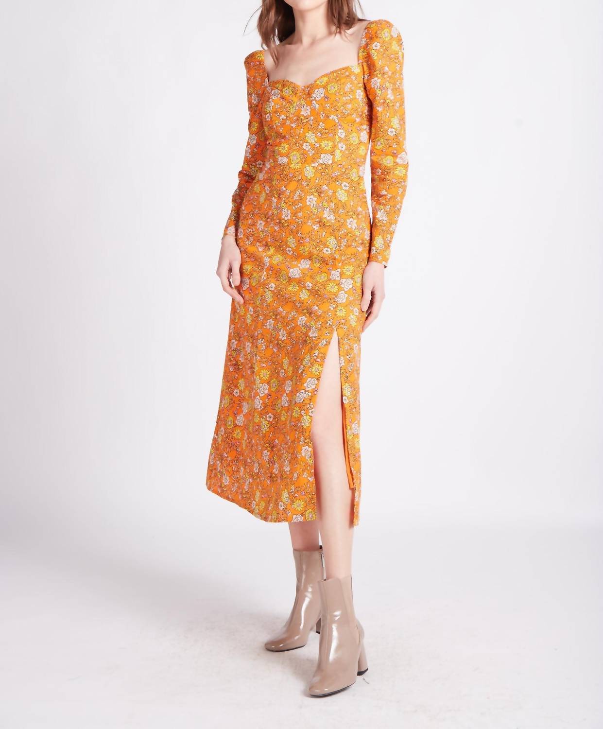Имбирное платье в оранжевом цвете Celina Ro's Garden
Имбирное платье в оранжевом цвете Celina Ro's Garden