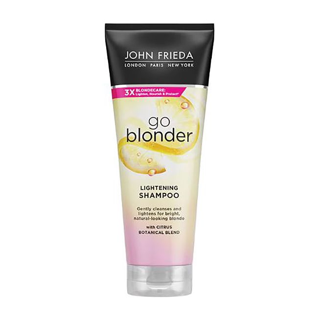 Шампунь для осветления волос Go Blonder John Frieda, 75 мл
Шампунь для осветления волос Go Blonder John Frieda, 75 мл
