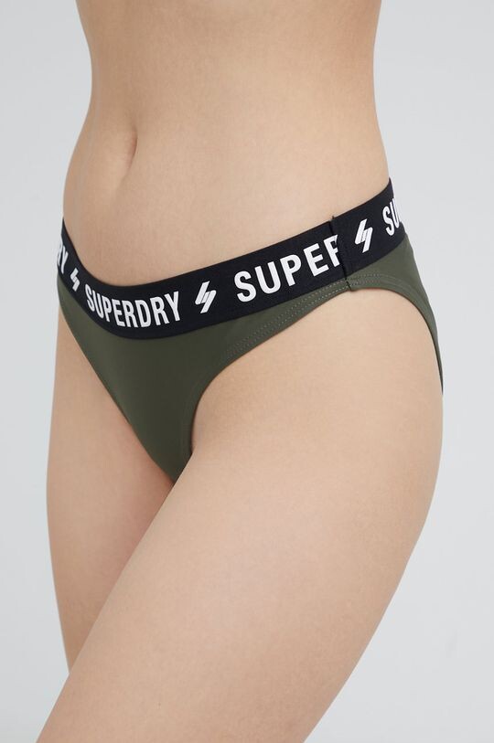 Плавки бикини Superdry, зеленый 
Плавки бикини Superdry, зеленый