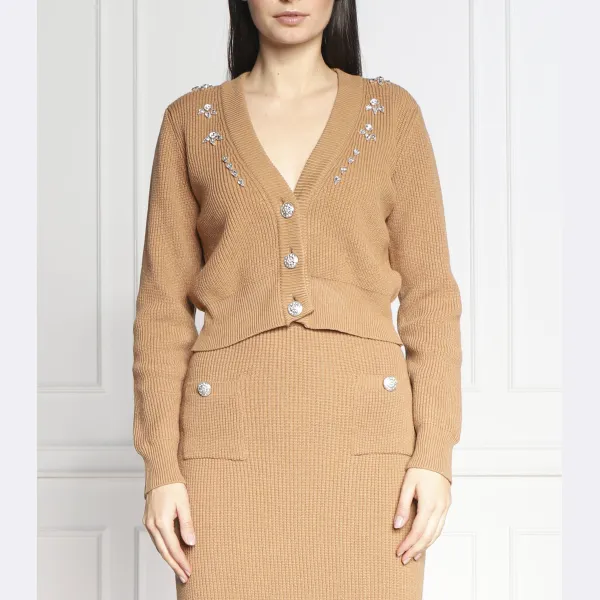 Укороченный кардиган Liu Jo, коричневый
Укороченный кардиган Liu Jo, коричневый