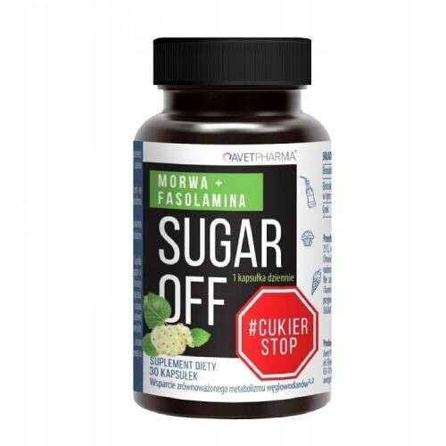 Avet Sugar Off белая шелковица + фасоль, 30 таб.
Avet Sugar Off белая шелковица + фасоль, 30 таб.