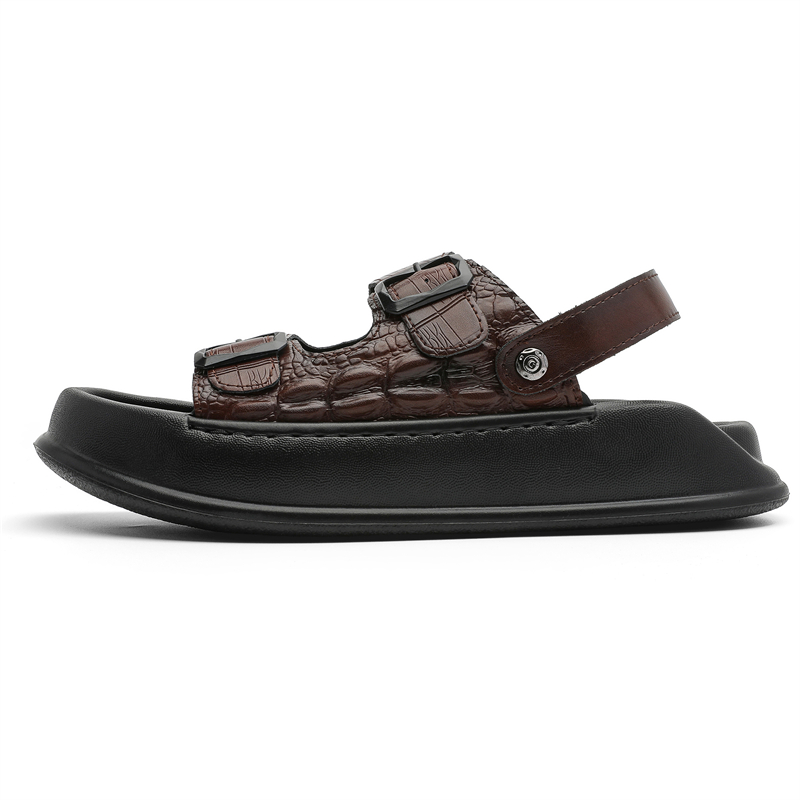 YEDANI Мужские сандалии с одной застежкой коричневые, цвет Brown
YEDANI Мужские сандалии с одной застежкой коричневые, цвет Brown