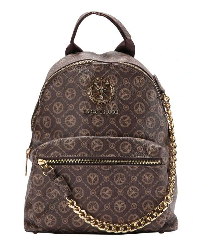 Рюкзак с декоративной цепочкой Костанцо Carlo Colucci, коричневый
Рюкзак с декоративной цепочкой Костанцо Carlo Colucci, коричневый