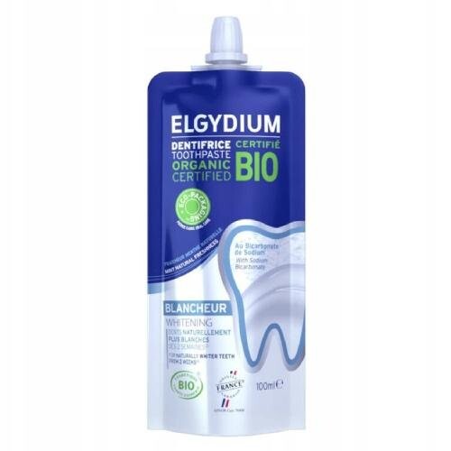 Отбеливающая зубная паста (дой-пак) Elgydium Bio
Отбеливающая зубная паста (дой-пак) Elgydium Bio