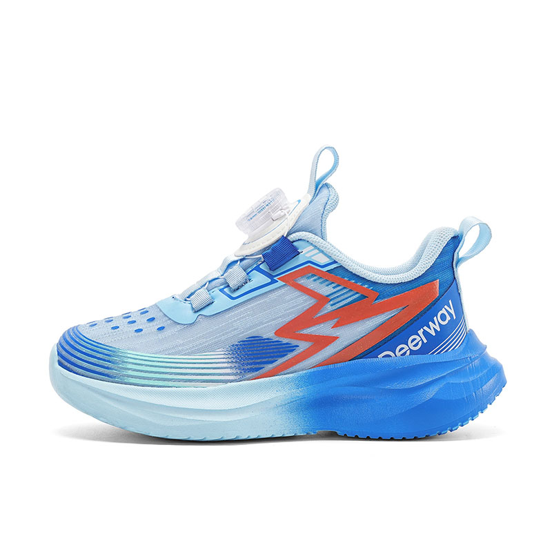 Детские кроссовки для бега, противоскользящие, с амортизацией, устойчивые к истиранию, дышащие DEERWAY, синий/оранжевый 
Детские кроссовки для бега, противоскользящие, с амортизацией, устойчивые к истиранию, дышащие DEERWAY, синий/оранжевый
