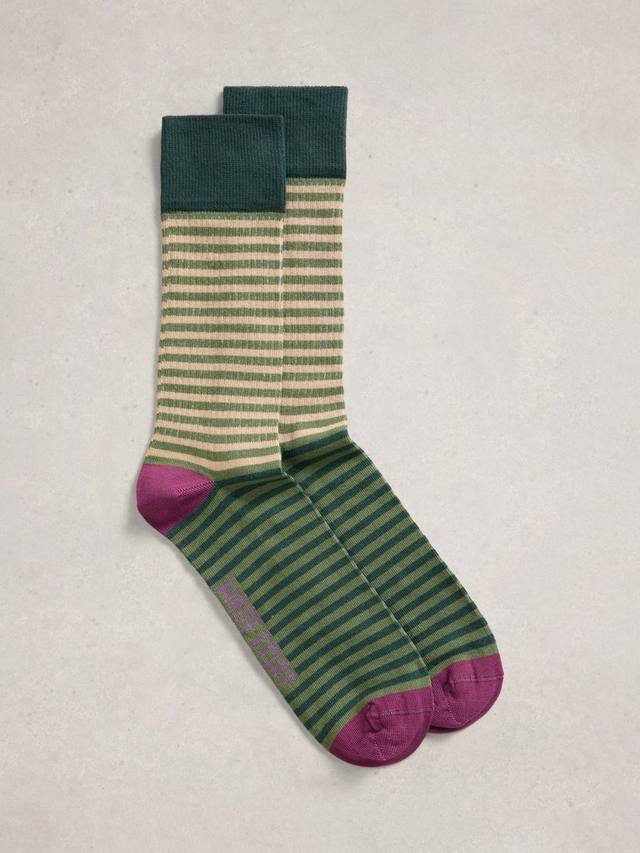 Носки из хлопковой смеси с логотипом в полоску White Stuff
Носки из хлопковой смеси с логотипом в полоску White Stuff