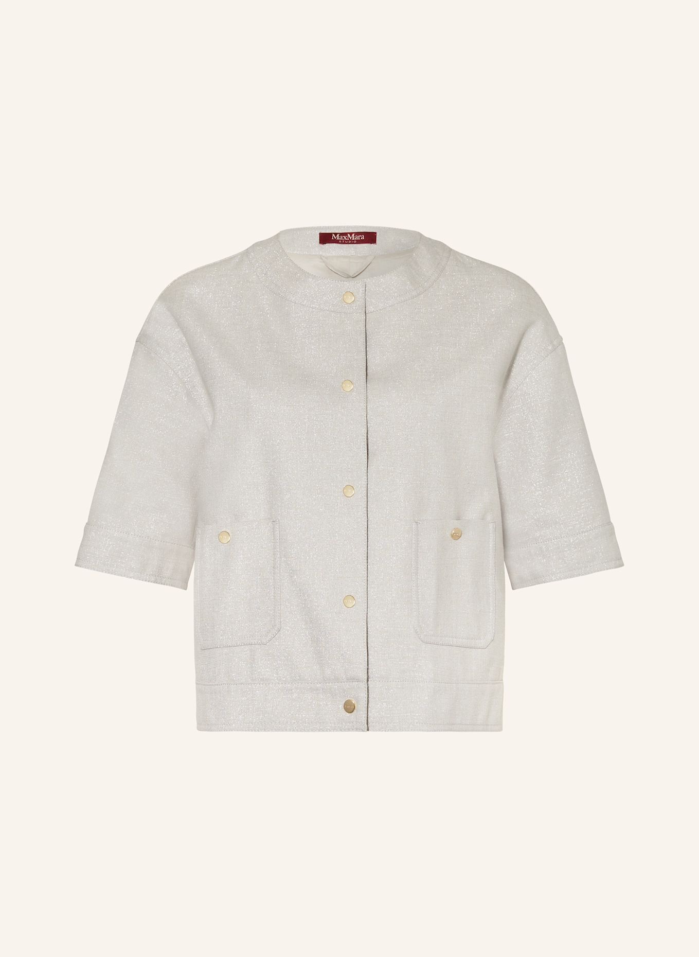 Куртка Agile Box из льна и блестящей пряжи Max Mara Studio, серый
Куртка Agile Box из льна и блестящей пряжи Max Mara Studio, серый