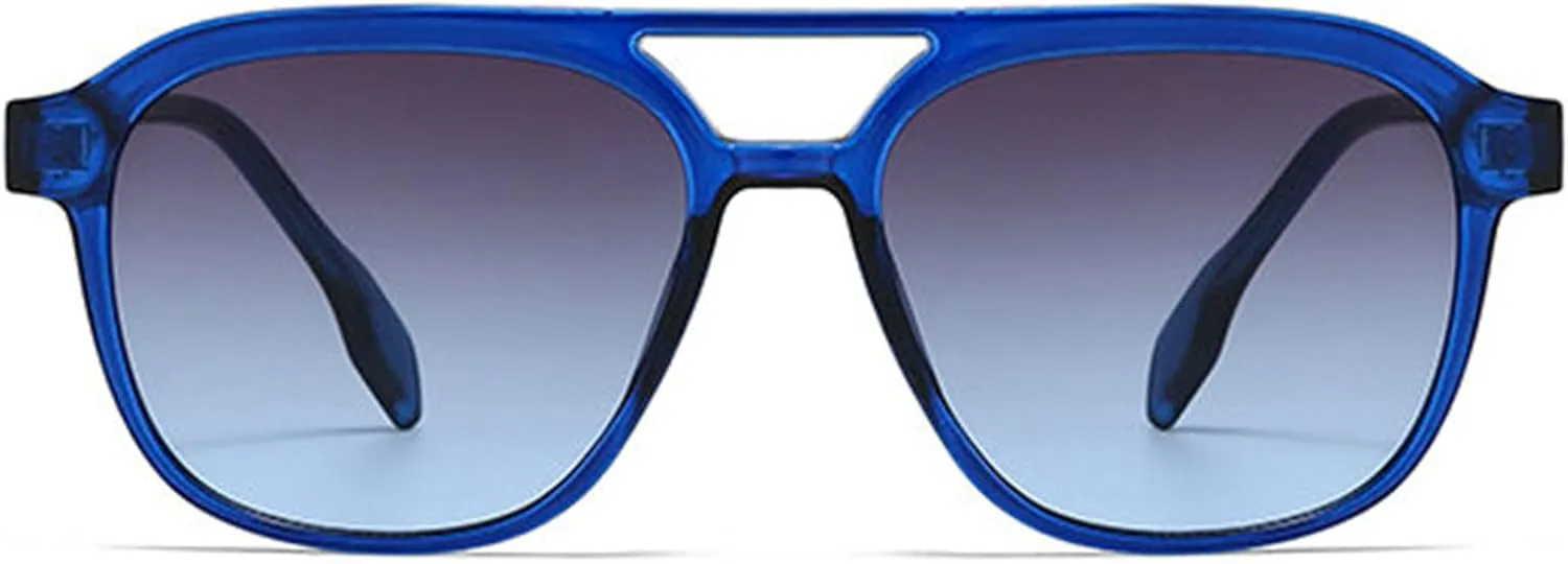 Солнцезащитные очки Willochra Trendy Double Bridge Pilot для женщин и мужчин, квадратной формы, в стиле ретро 70-х, с градиентным переходом цвета, UV400, C3
Солнцезащитные очки Willochra Trendy Double Bridge Pilot для женщин и мужчин, квадратной формы, в стиле ретро 70-х, с градиентным переходом цвета, UV400, C3