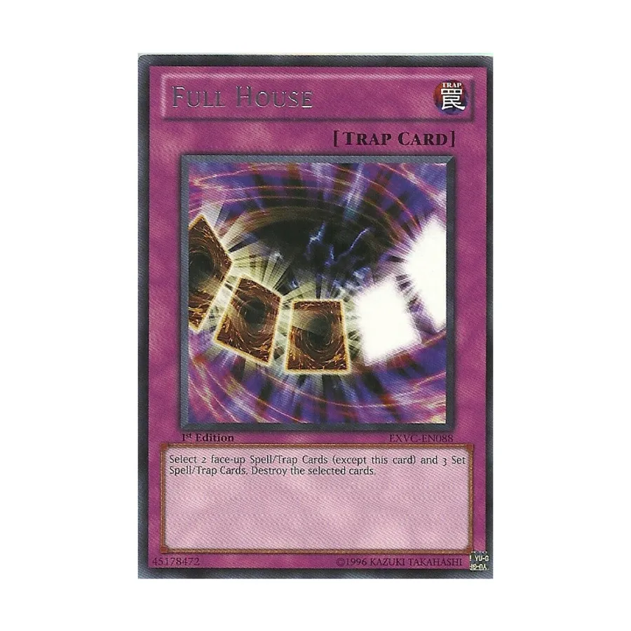 CCG Фулл Хаус (Редкий), Yu-Gi-Oh - Extreme Victory - Singles
CCG Фулл Хаус (Редкий), Yu-Gi-Oh - Extreme Victory - Singles