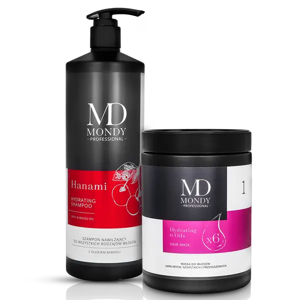 Набор: очищающий шампунь hanami, 100 мл + увлажняющая маска для волос из 6 масел, 1000 мл Mondy
Набор: очищающий шампунь hanami, 100 мл + увлажняющая маска для волос из 6 масел, 1000 мл Mondy