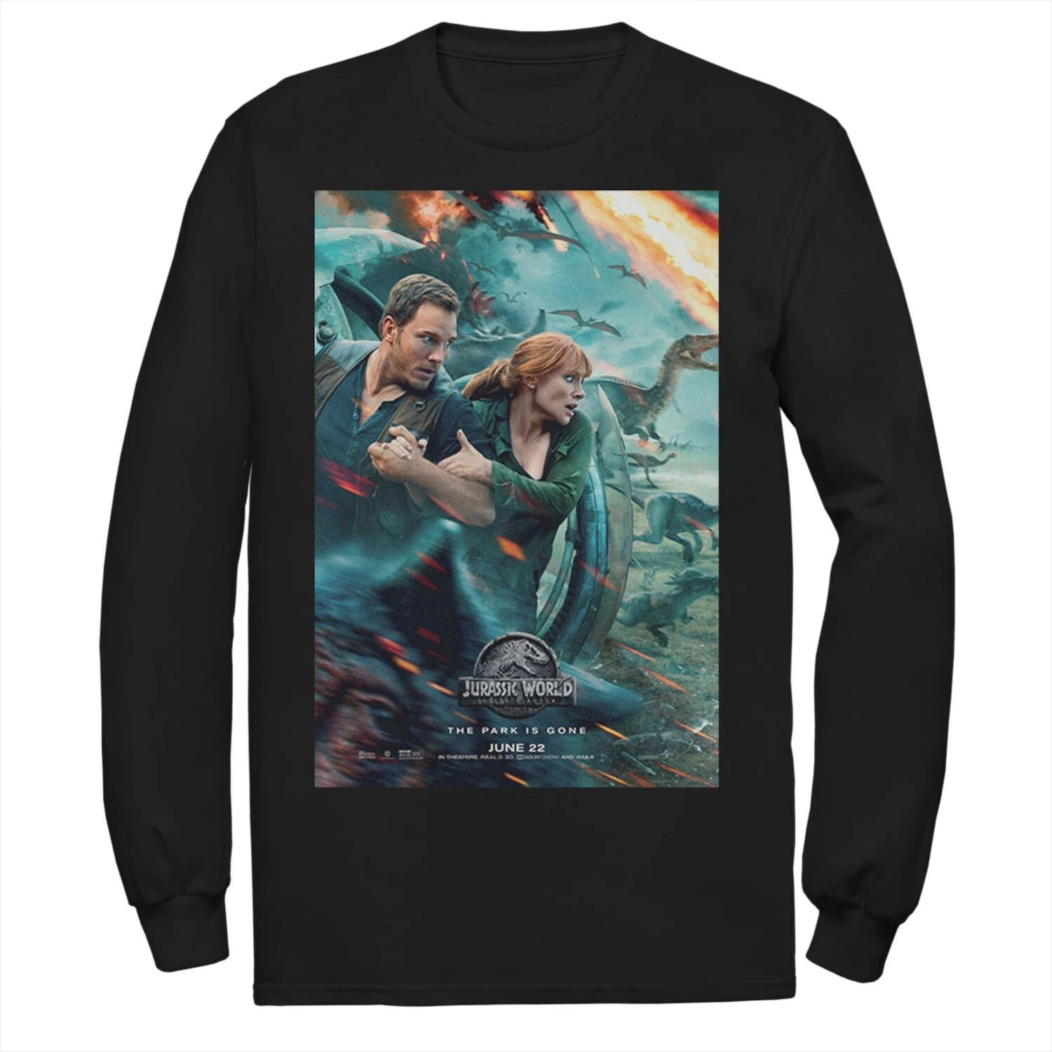 Мужская футболка с постером к фильму «Мир Юрского периода 2» Оуэн Клэр Licensed Character, черный
Мужская футболка с постером к фильму «Мир Юрского периода 2» Оуэн Клэр Licensed Character, черный