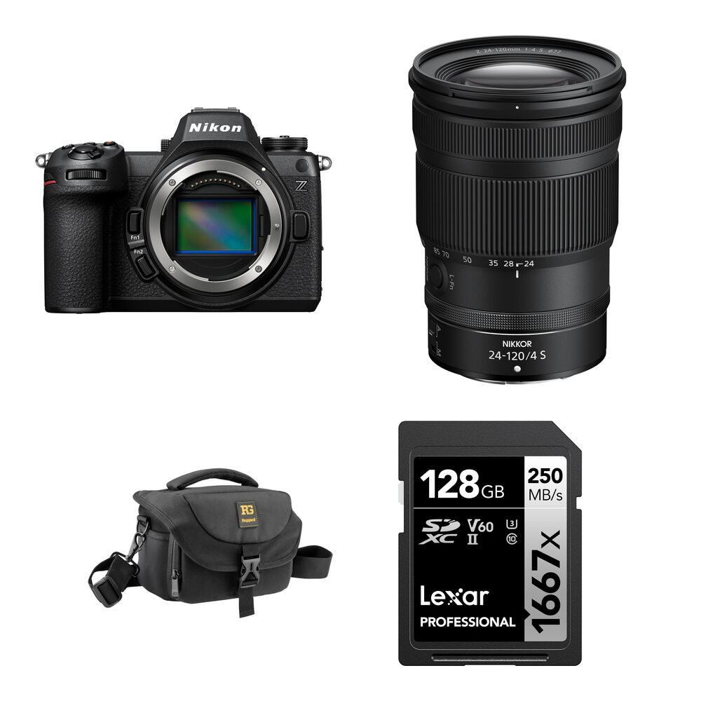 Беззеркальная камера Nikon Z6 III Mirrorless Camera with 24-120mm f/4 Lens and Basic
Беззеркальная камера Nikon Z6 III Mirrorless Camera with 24-120mm f/4 Lens and Basic