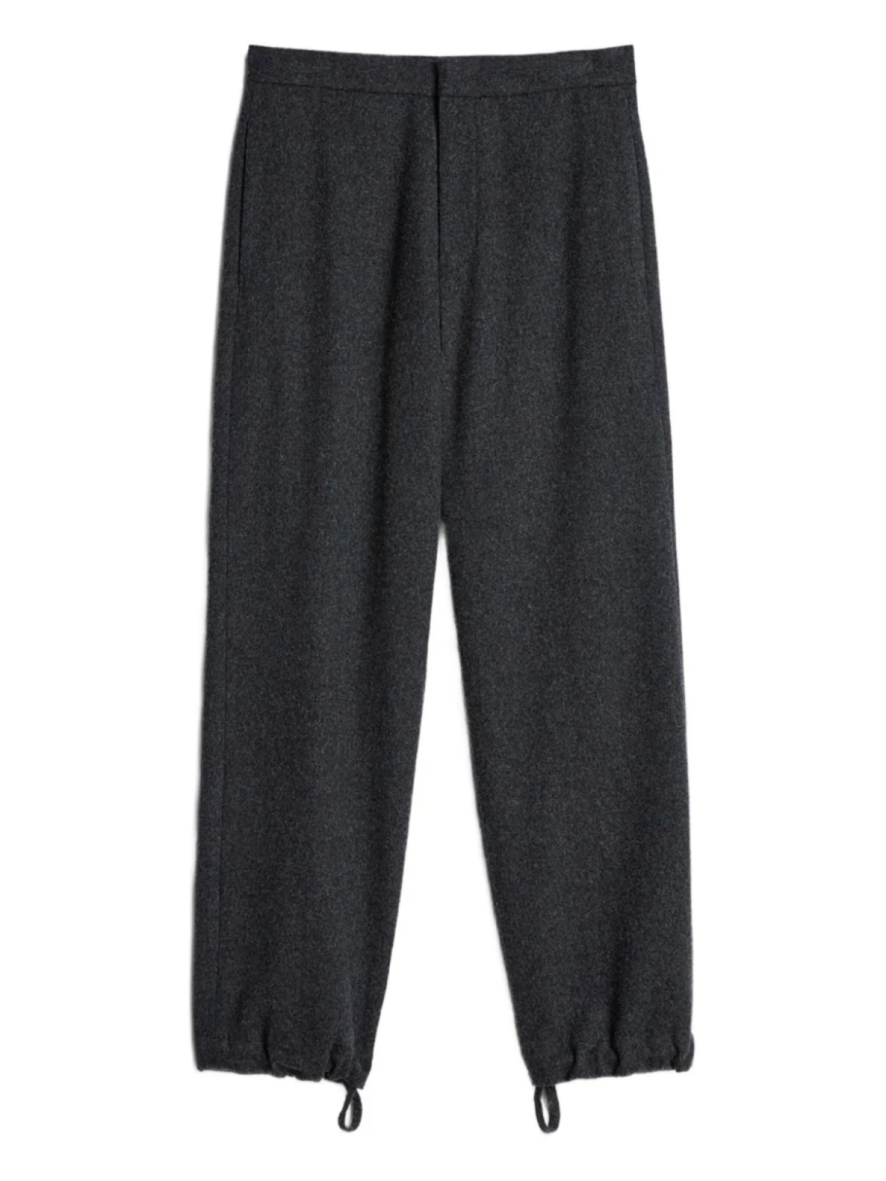 Jil Sander фланелевые брюки из шерсти, серый 
Jil Sander фланелевые брюки из шерсти, серый